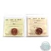 Image 1 : 1-cent 2003 & 2003P Old Effigy, both ICCS Certified MS-67 RED! Both tied for the highest grade by IC