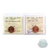 Image 1 : 1-cent 2006 RCM Logo Non-Magnetic, & RCM Logo Magnetic, Both ICCS Certified MS-67 RED! Tied for the 