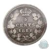 Image 3 : 5-cent 1858 Large Date ICCS Certified F-15