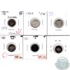 Image 1 : 5-cent 1881H VF, 1882H VF, 1883H Obv5 VG, 1885 Sm 5/5 VG, 1885 Lg VF, & 1885 Sm 5 Fine. 6pcs