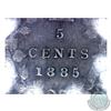 Image 5 : 5-cent 1885 Small; Recut 5 ICCS Certified VF-20