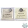 Image 2 : 5-cent 1891 Obv.5 Repunched 91 EF-40 & 1897 Slender 8 EF-45; Both ICCS Certified. 2pcs
