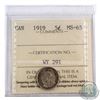 Image 1 : 5-cent 1919 ICCS Certified MS-65