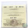 Image 1 : 5-cent 1919 ICCS Certified MS-64