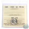 Image 1 : 5-cent 1920 ICCS Certified MS-64