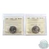 Image 1 : 5-cent 1922 & 1923 ICCS Certified MS-63. 2pcs