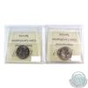Image 2 : 5-cent 1924 & 1927 ICCS Certified MS-63. 2pcs