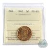 Image 1 : 5-cent 1943 ICCS Certified MS-65