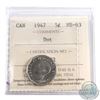 5-cent 1947 Dot ICCS Certified MS-63