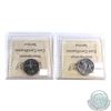 Image 2 : 5-cent 1951 Commemorative & 1952 ICCS Certified MS-65. 2pcs
