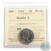 Image 1 : 5-cent 1962 Double 2 ICCS Certified MS-65