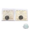 Image 1 : 5-cent 1977 Low 7 MS-65 & 1977 High 7 MS-66 ICCS Certified. 2pcs