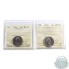 Image 1 : 5-cent 1992 & 1993 ICCS Certified MS-66. 2pcs