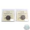 Image 2 : 5-cent 1992 & 1993 ICCS Certified MS-66. 2pcs