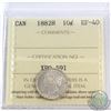 Image 1 : 10-cent 1882H ICCS Certified EF-40.