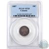 Image 1 : 10-cent 1887 PCGS Certified VF-25