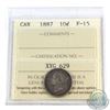 Image 1 : 10-cent 1887 ICCS Certified F-15