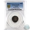 Image 1 : 10-cent 1913 Broad Leaves PCGS Certified AU-55. Nice even toning throughout the Obverse and Reverse 