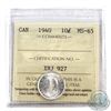 Image 1 : 10-cent 1940 ICCS Certified MS-65