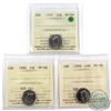 Image 1 : 10-cent 1997, 1998 & 1999 Canada 10-cent ICCS Certified MS-66. 3pcs