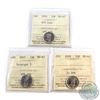 Image 1 : 10-cent 2006 RCM Logo, 2007 Straight 7 & 2009 ICCS Certified MS-67. 3pcs