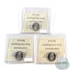 Image 2 : 10-cent 2006 RCM Logo, 2007 Straight 7 & 2009 ICCS Certified MS-67. 3pcs