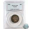Image 1 : 20-cent 1858 PCGS Certified VF-30. Coinage Alignment. Attractive Olive greens and iridescent Blues t