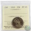 Image 1 : 25-cent 1910 ICCS Certified EF-45