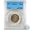 Image 1 : 25-cent 1917 ICCS/CCCS Certified MS-64 (Cross Graded)