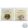 Image 2 : 25-cent 1937 & 1940 ICCS Certified MS-64. 2pcs