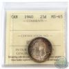 Image 1 : 25-cent 1940 ICCS Certified MS-65