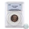 25-cent 1940 PCGS Certified MS-65. Exceptional Eye appeal with natural hints of light blue and purpl