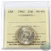 Image 1 : 25-cent 1942 ICCS Certified MS-65