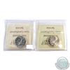 Image 2 : 25-cent 1946 & 1948 ICCS Certified MS-63. 2pcs