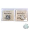 Image 2 : 25-cent 1947 ML MS-64 & 1948 MS-62 ICCS Certified. 2pcs