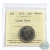 Image 1 : 25-cent 1973 Large Bust ICCS Certified MS-64! *Rare in Mint State*