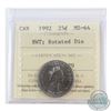 Image 1 : 25-cent 1992 NWT Commemorative; Rotated Dies ICCS Certified MS-64 (270 degree rotation)