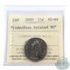 Image 1 : 25-cent 2000 Pride Commemorative, Rotated Dies 90 degrees. ICCS Certified MS-64.
