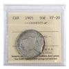 Image 1 : 50-cent 1905 ICCS Certified VF-20