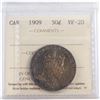 Image 1 : 50-cent 1909 ICCS Certified VF-20