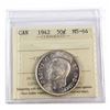 Image 1 : 50-cent 1942 ICCS Certified MS-64!
