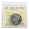 Image 1 : 50-cent 1948 ICCS Certified MS-64. *Blast White Key Date*