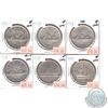 Image 1 : Silver $1 1935, 1939, 1949, 1951, 1952, 1953 NSS, Ranging from VG to EF, minor problems. 6pcs