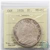 Image 1 : Silver $1 1936 ICCS Certified MS-64