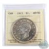 Image 1 : Silver $1 1945 5/5 ICCS Certified AU-50. *Key Date*