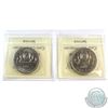 Image 2 : Nickel $1 1977 Detached Jewel SWL & 1977 Attached Jewel WL ICCS Certified MS-66. 2pcs