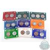 Image 1 : Estate Lot of Early ONA Medals displayed in Acrylic Plastic Displays. Lots includes 2-coin Sets (Sil