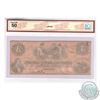 Image 2 : 130-10-04-06. 1859 Colonial Bank of Canada $3. Hough (one Signature), Fully Engraved Date, Pink Tint