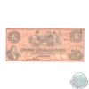 Image 4 : 130-10-04-06. 1859 Colonial Bank of Canada $3. Hough (one Signature), Fully Engraved Date, Pink Tint