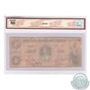 Image 2 : 130-10-04-08. 1859 Colonial Bank of Canada $4. Hough (one Signature), Fully Engraved Date, Pink Tint